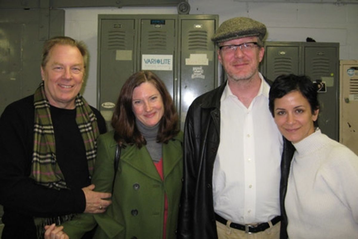 Michael McKean and Annette O'Toole with August: Osage County scribe Tracy Letts and director Anna Shapiro at 