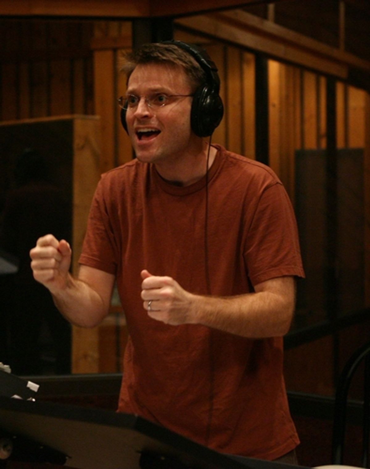 Music director August Eriksmoen at 