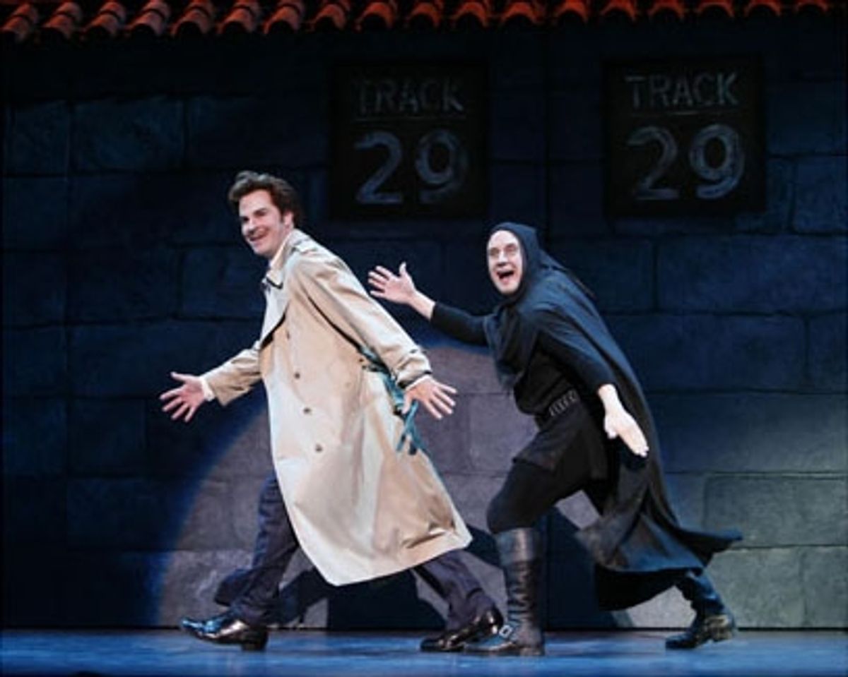 Roger Bart and Christopher Fitzgerald at 