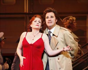 Megan Mullally and Roger Bart @ BroadwayWorld Megan Mullally and Roger Bart Photo