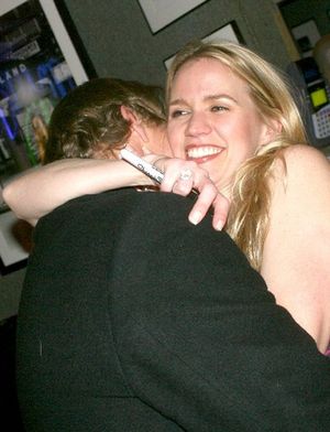 Lauren Kennedy and husband Alan Campbell Photo