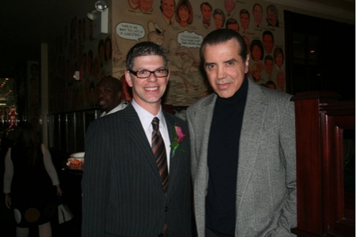 Jack Tantleff and Chazz Palminteri at William Morris Agency Party