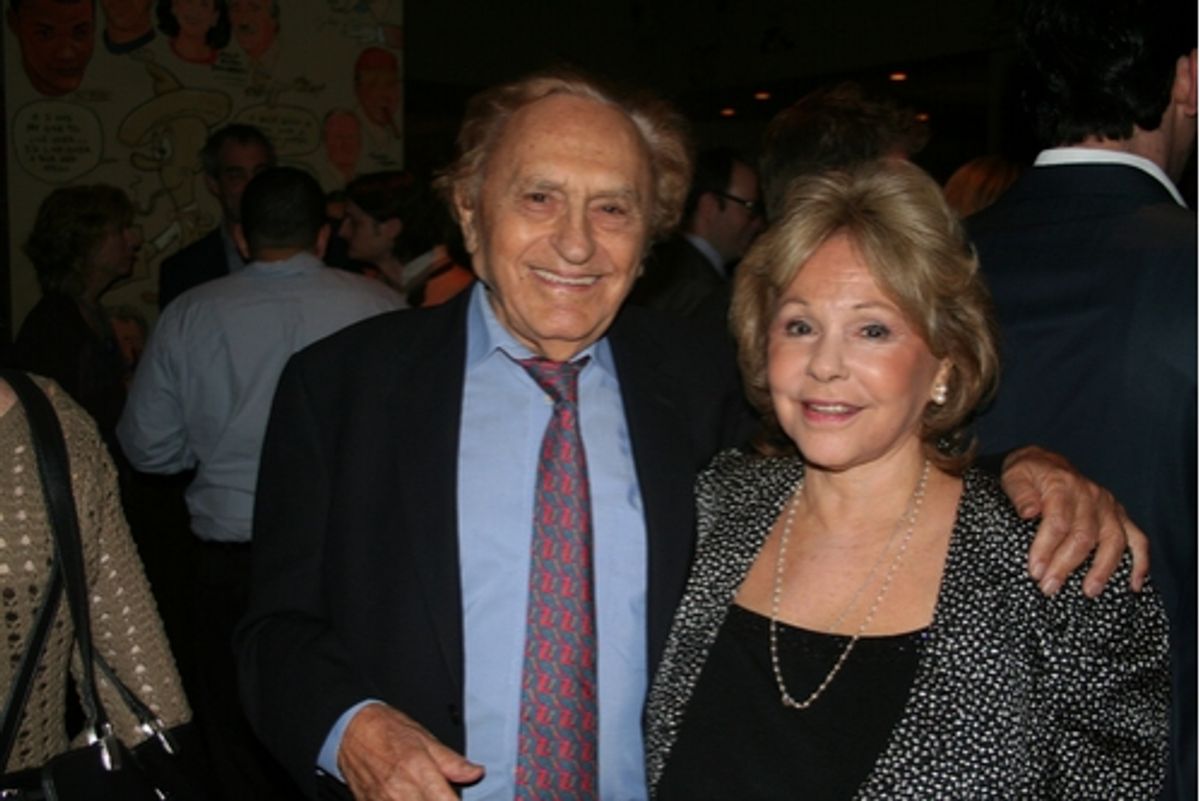 Joseph Stein and Elisa Stein at William Morris Agency Party