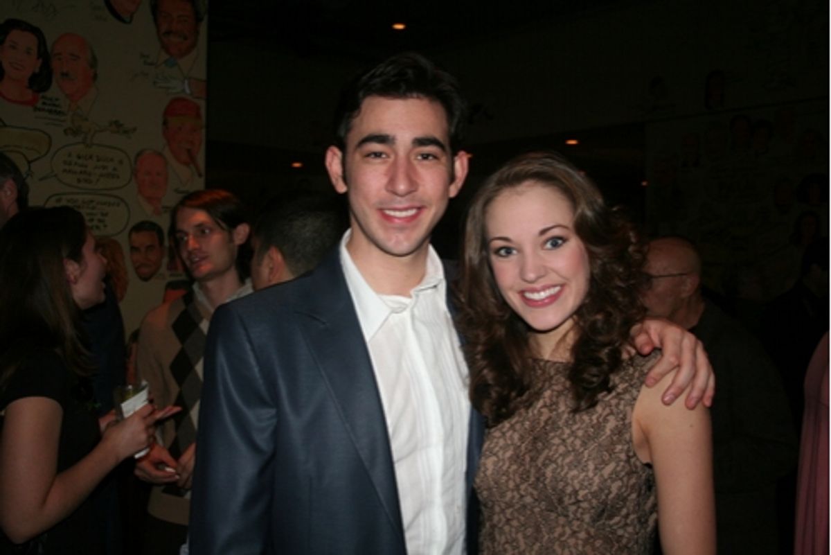 Max Crumm and Laura Osnes at 