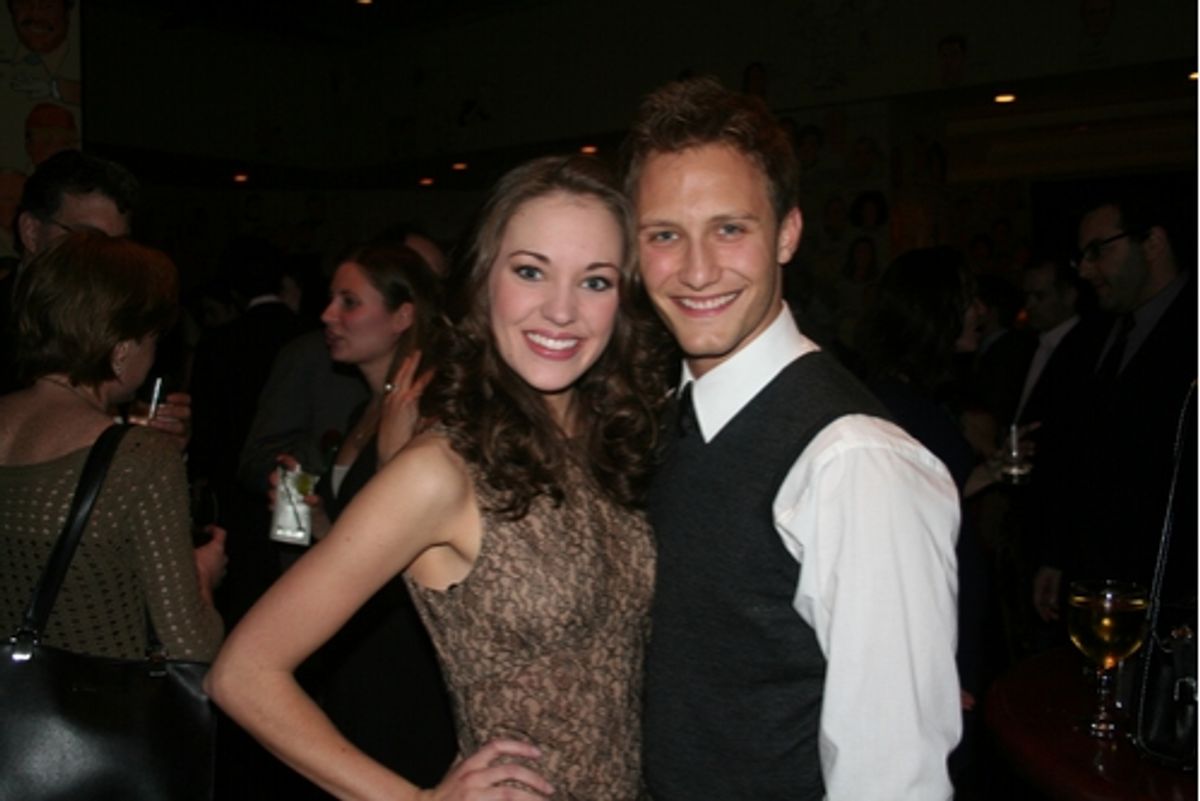 Laura Osnes and Nathan Johnson at 