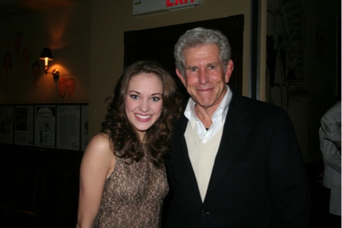 Laura Osnes and Tony Roberts at 