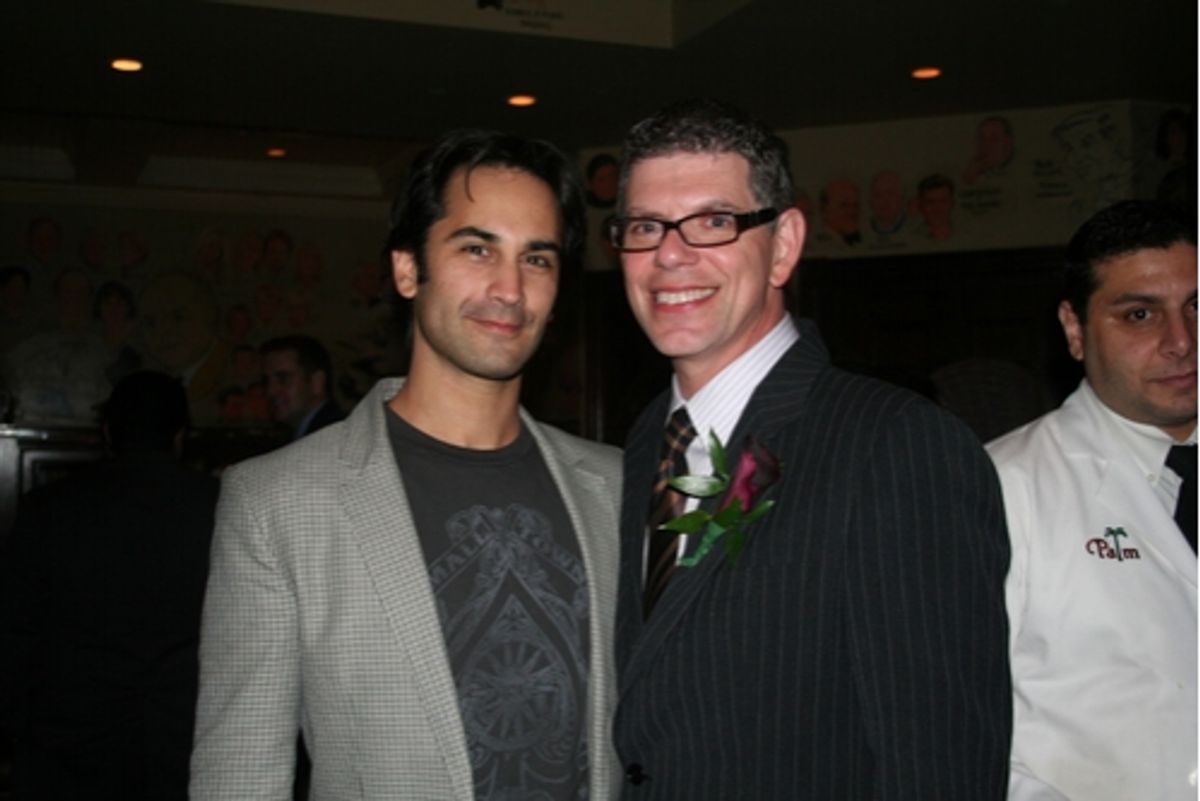 Robbie Roth and Jack Tantleff at William Morris Agency Party