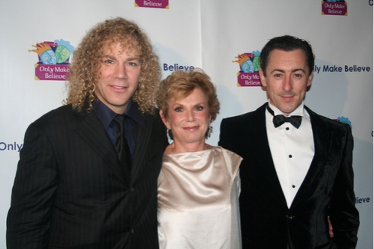 David Bryan, Dena Hammerstein and Alan Cumming at Only Make Believe Benefit