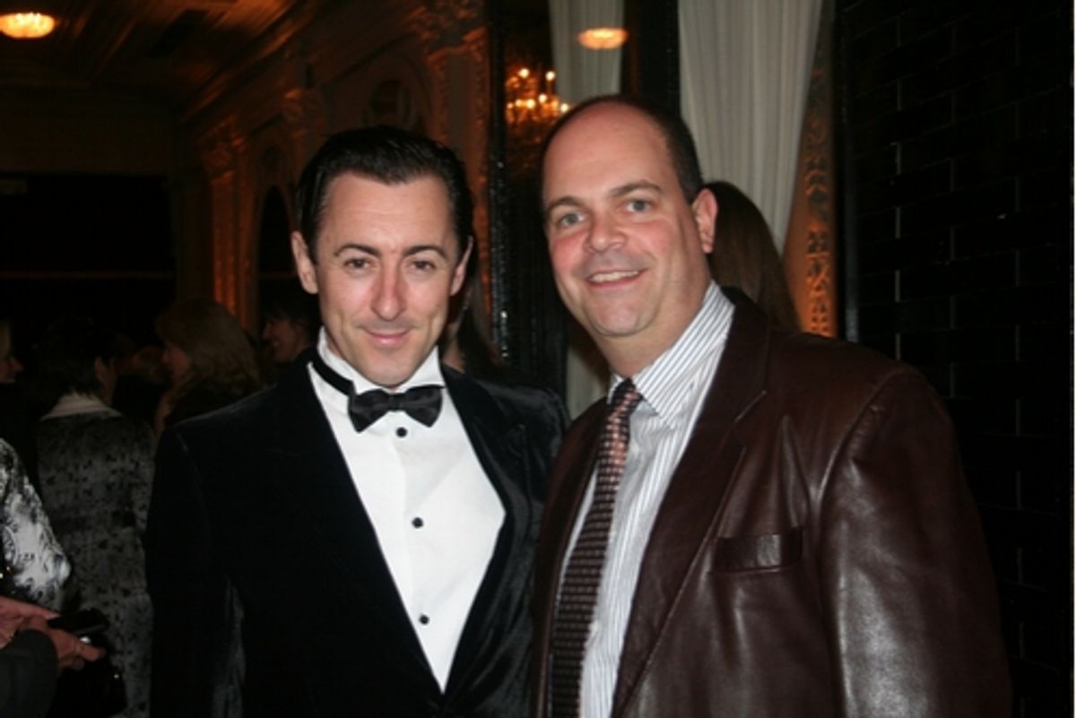 Alan Cumming and Brad Oscar at Only Make Believe Benefit