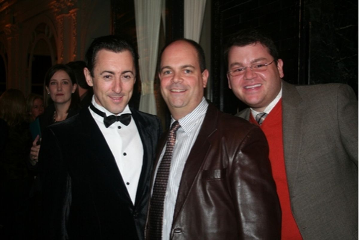 Alan Cumming, Brad Oscar and Diego Prieto at 