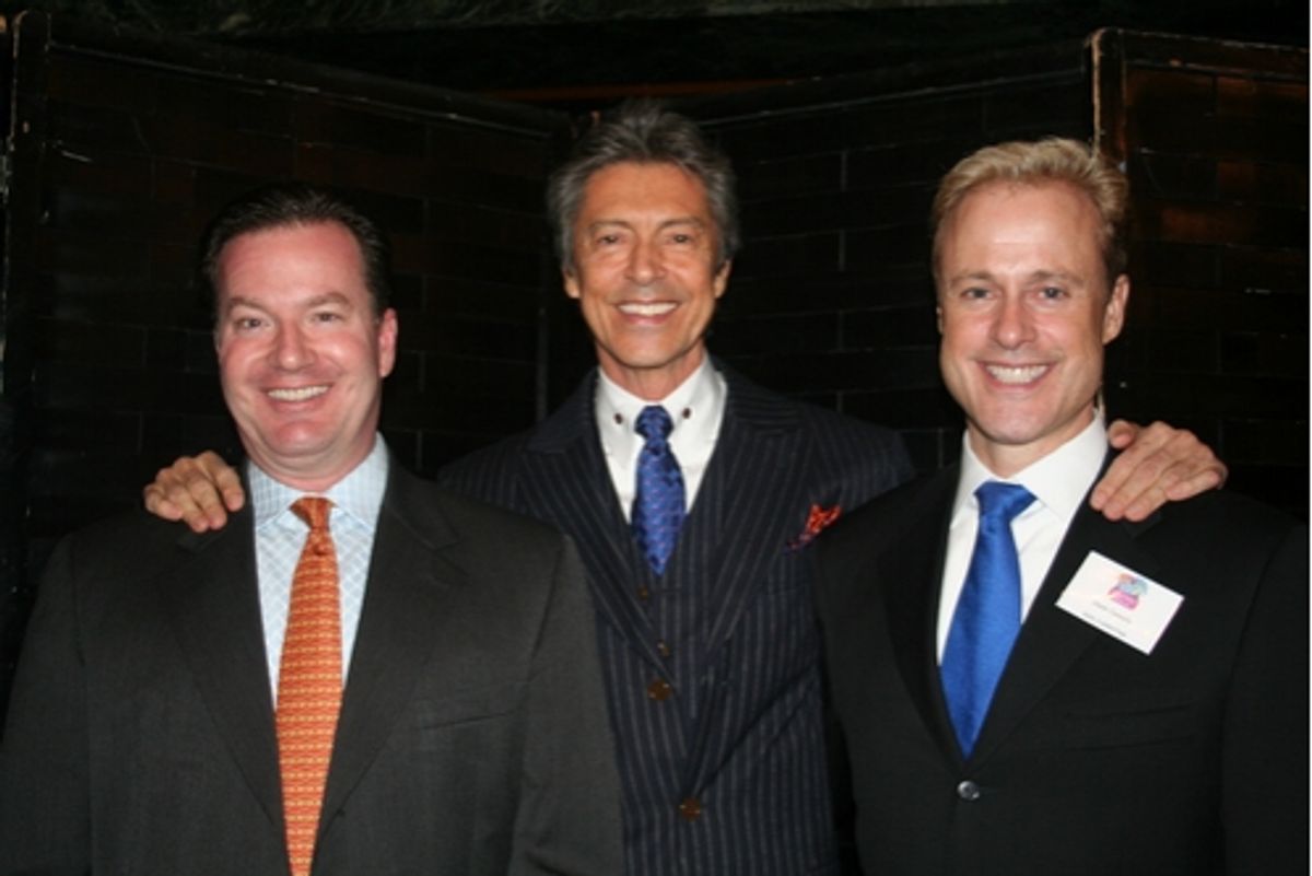 Steve Barnes, Tommy Tune and Glenn Connolly at 