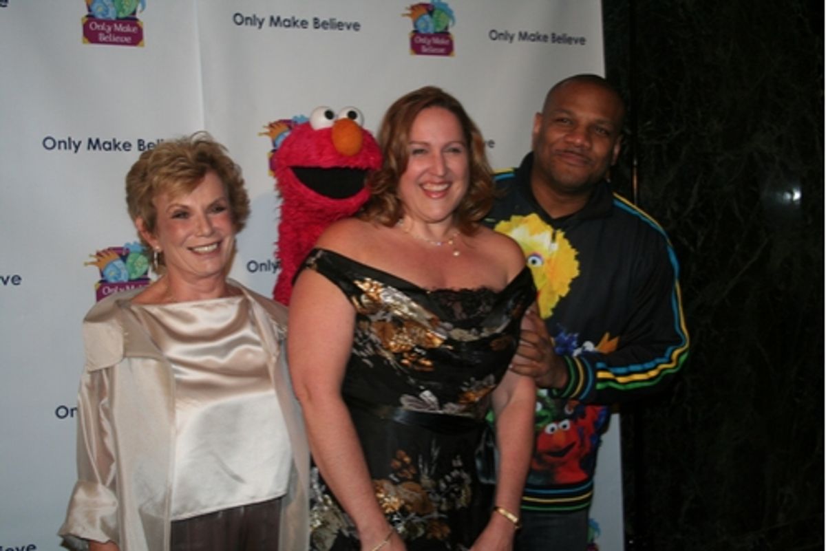 Dena Hammerstein with Honoree's Carol-Lynn Parente and Kevin Clash (Sesame Workshop) at 