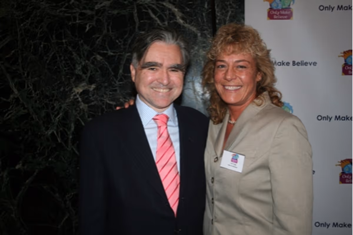 George Whipple and Lisa Poggi at Only Make Believe Benefit