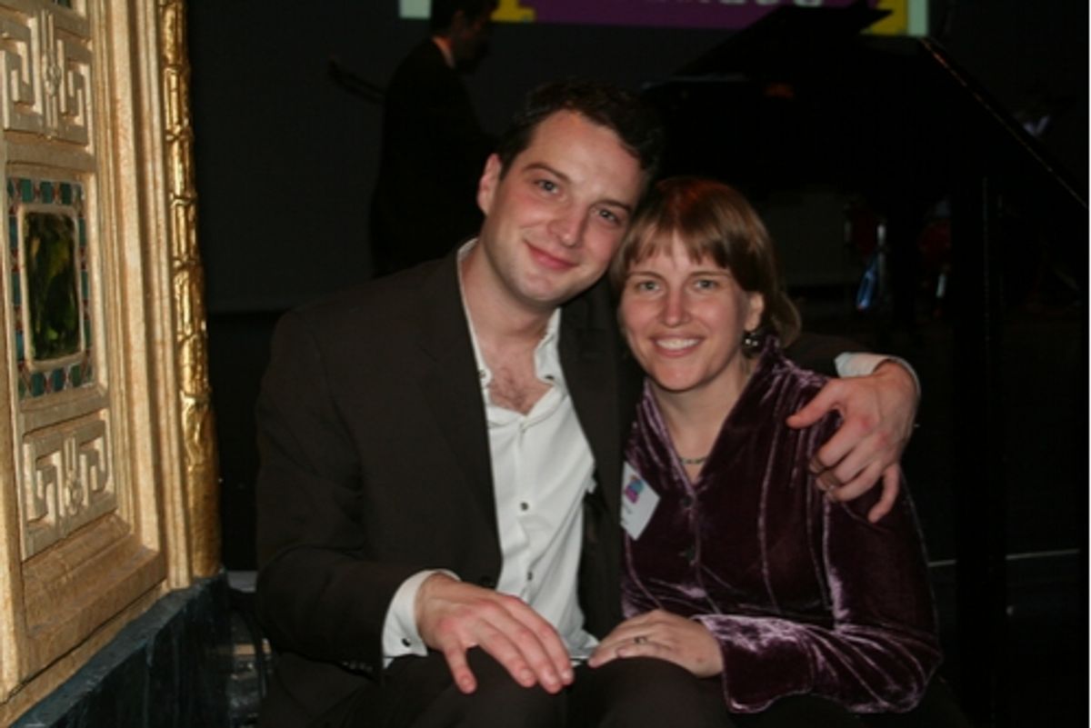 Euan Morton and Lee Armitage at Only Make Believe Benefit