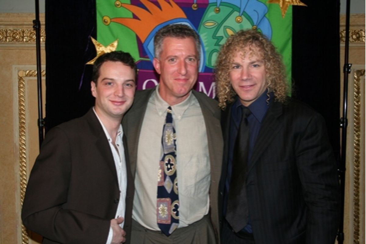 Euan Morton, Russell Hartophilis and David Bryan at 