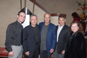 l-r: Cason Murphy, Alan Menken, Bruce Kimmel, Stephen Schwartz and Joanna Erdos Photo