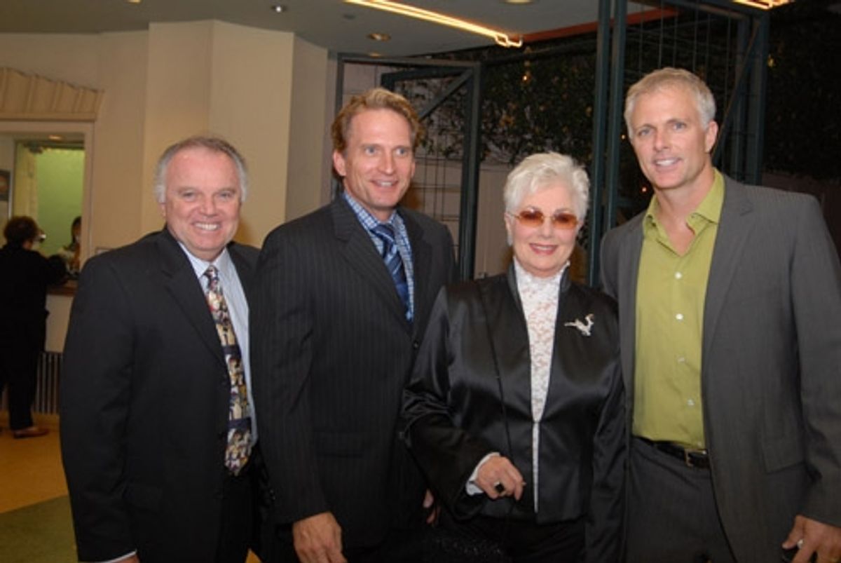 l-r: Dr. Al Rossi, Rex Smith, Shirley Jones and Patrick Cassidy at 