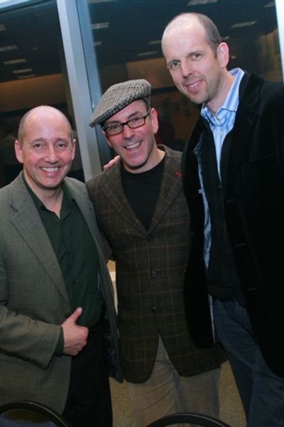 Steven Sorrentino (B&N Director Special Events), Ricky Ian Gordon and Jeff Blumenkran Photo