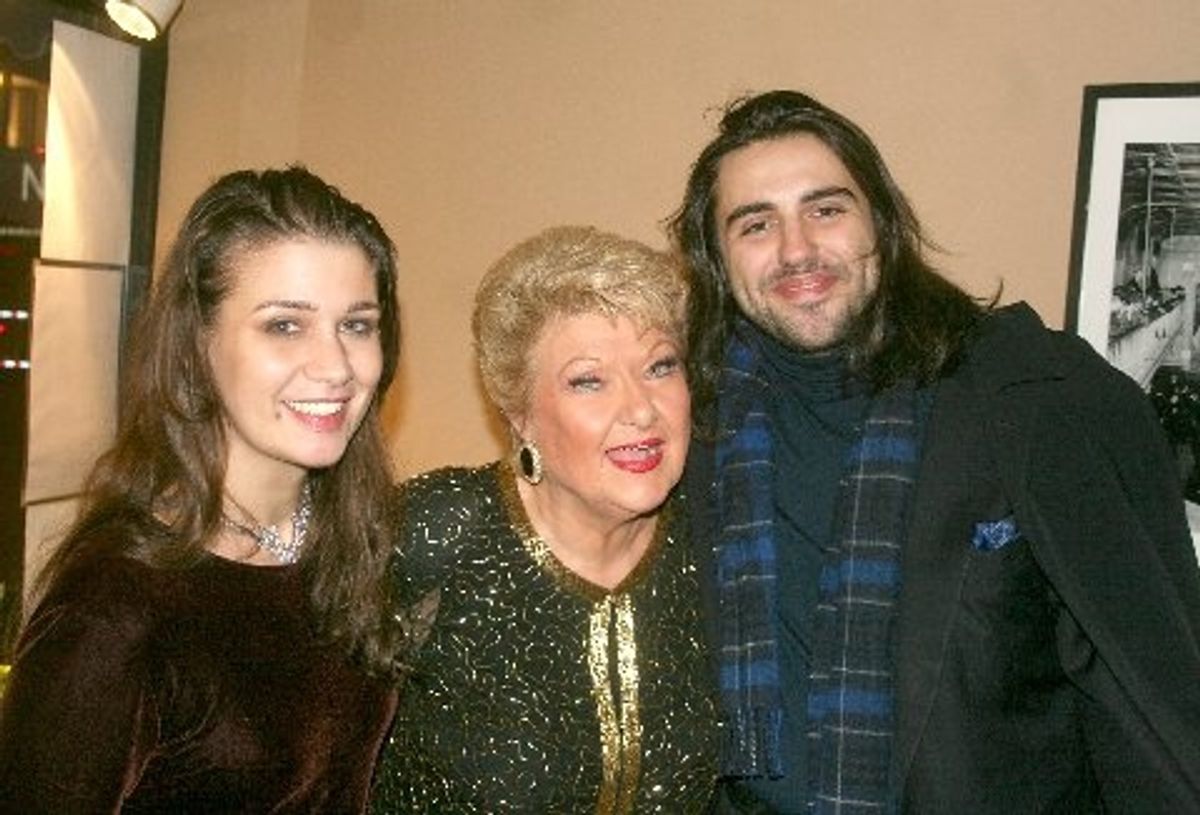 Maude Maggart, Marilyn Maye and Michael Katscobashvilli at 