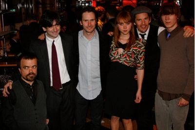 l-r: Peter Dinklage, Jonathan Marc Sherman, Josh Hamilton, Zoe Kazan, Ethan Hawke and Photo