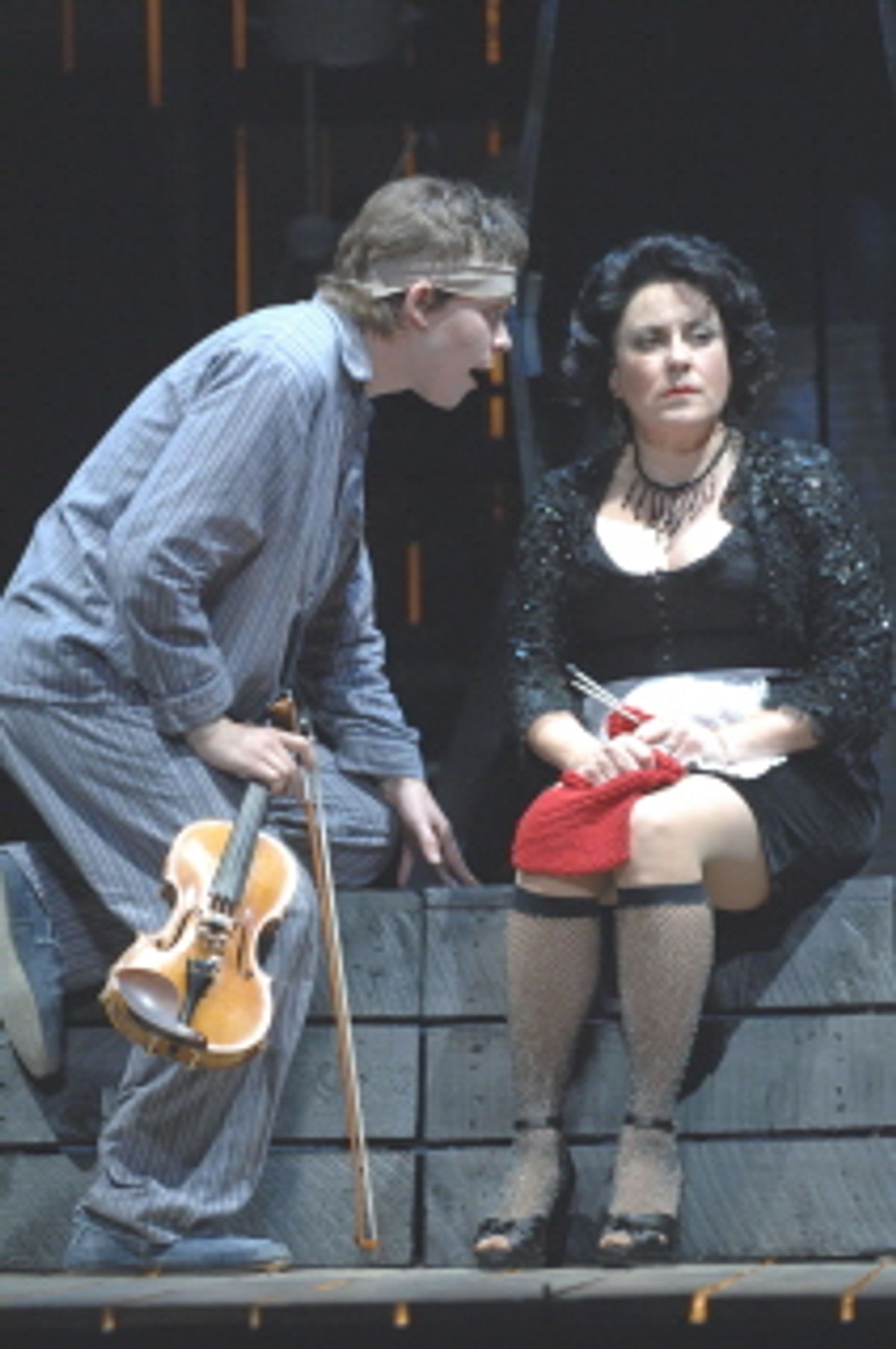 Edmund Bagnell as Tobias and Judy Kaye at 