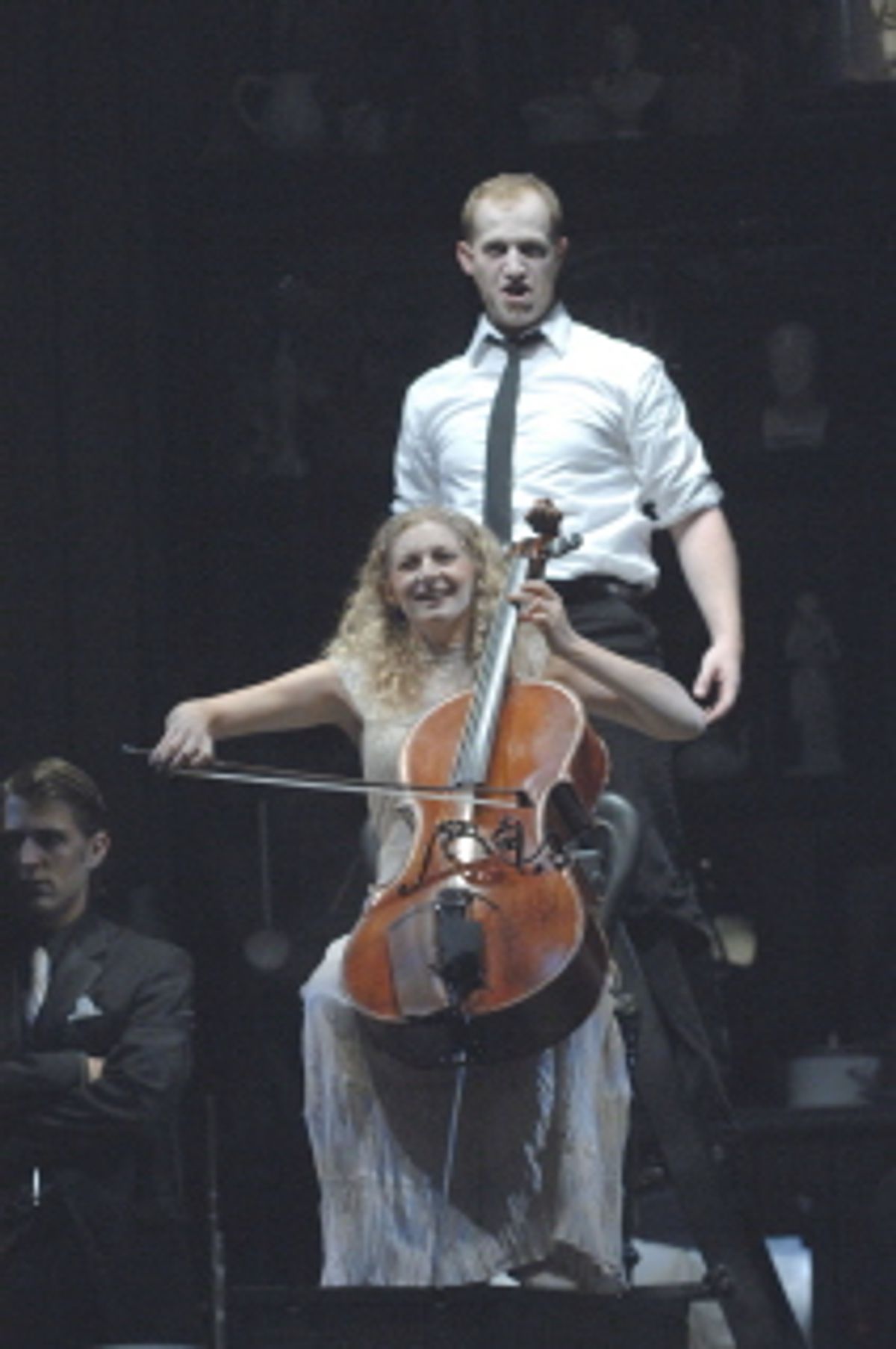 Lauren Molina as Johanna and Benjamin Magnuson as Anthony at 