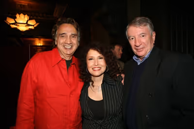 Producers John Bowab and Martin Wiviott with Melissa Manchester Photo