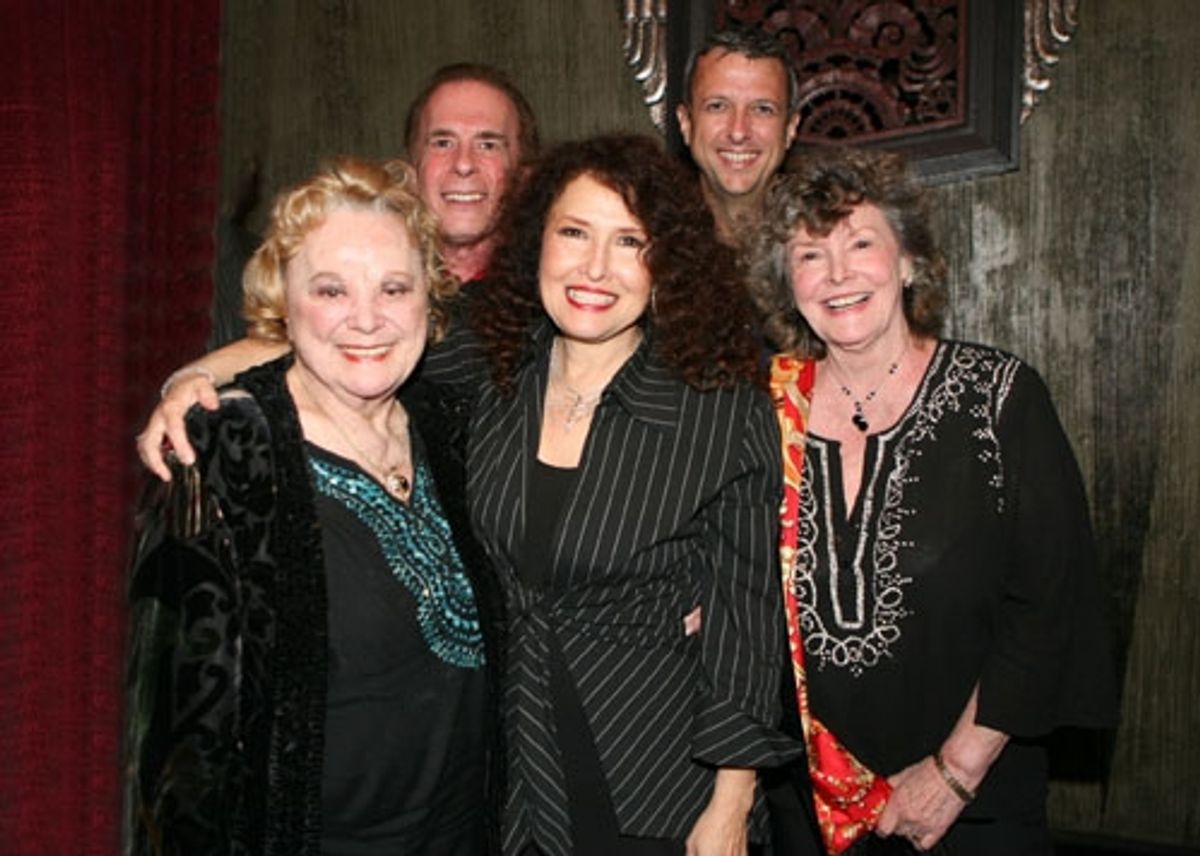 Smithsonian honoree/inductee Rose Marie and Melissa Manchester with the Actors Fund representatives David Michaels (Director of Special Events), Keith McNutt (WR Director) and Jomarie Ward (National Trustee and Chairman of Western Council) at 