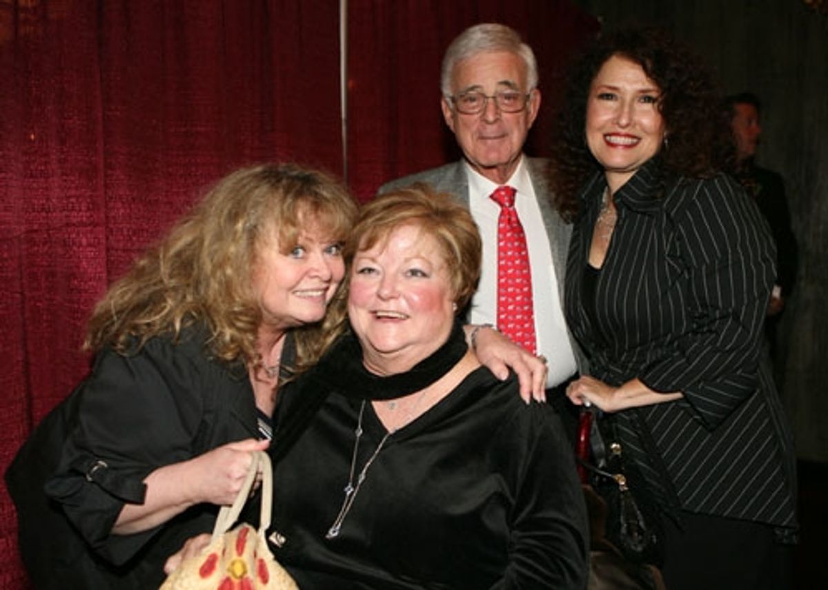 Sally Struthers, Alana Jackson and radio host Michael Jackson with Melissa Manchester at 