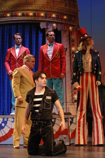 Colin Cunliffe and Peter Matthew Smith (Whiffles), Michael Buchanan (Uncle Sam), Rich Photo