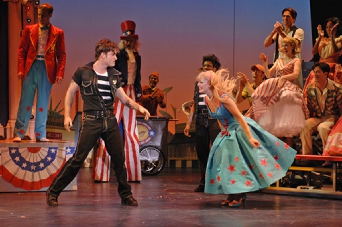 James Snyder and Elizabeth Stanley at 