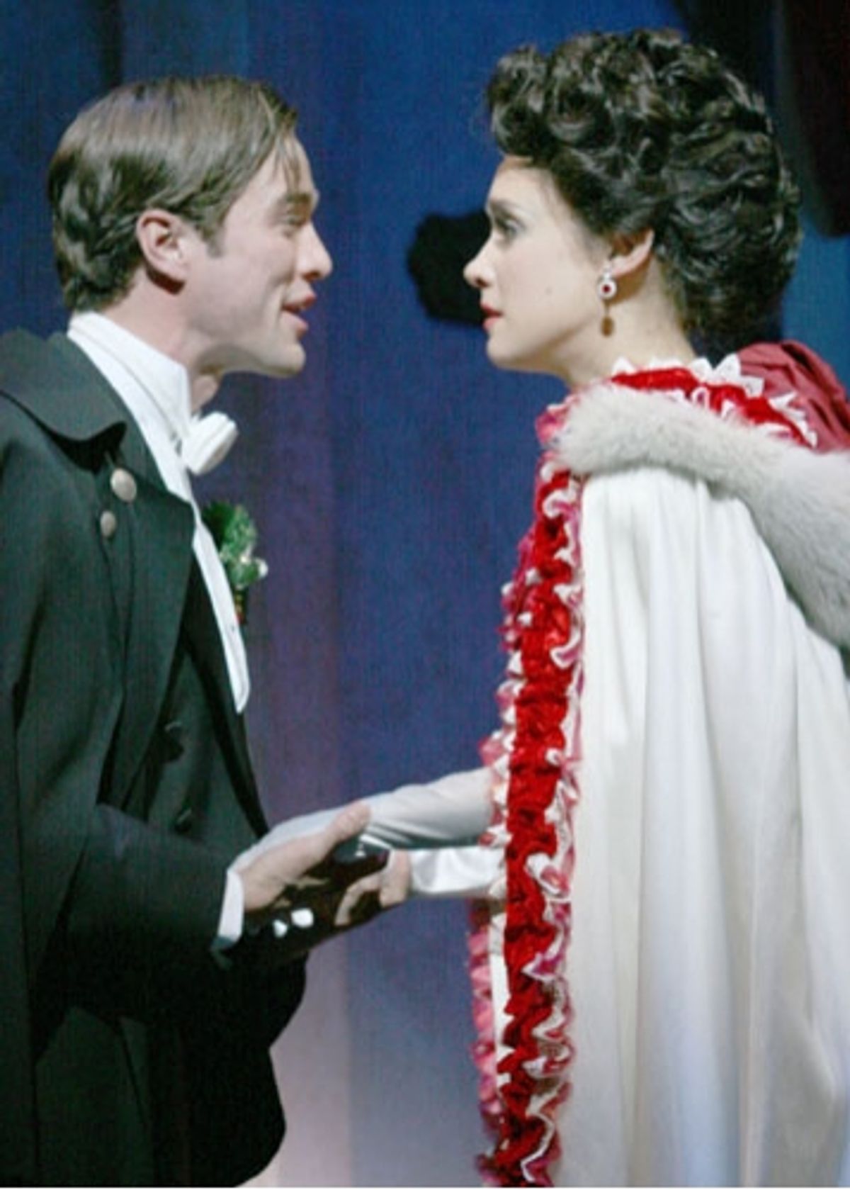 Brian Hissong (John Truitt) and Brynn O'Malley (Esther Smith) at 