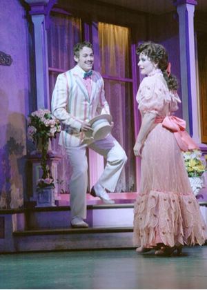 Patrick Cummings (Warren Spencer) and Julia Osborne (Rose Smith) Photo