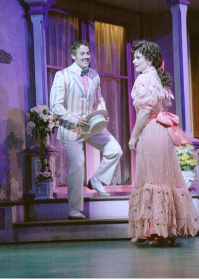 Patrick Cummings (Warren Spencer) and Julia Osborne (Rose Smith) Photo