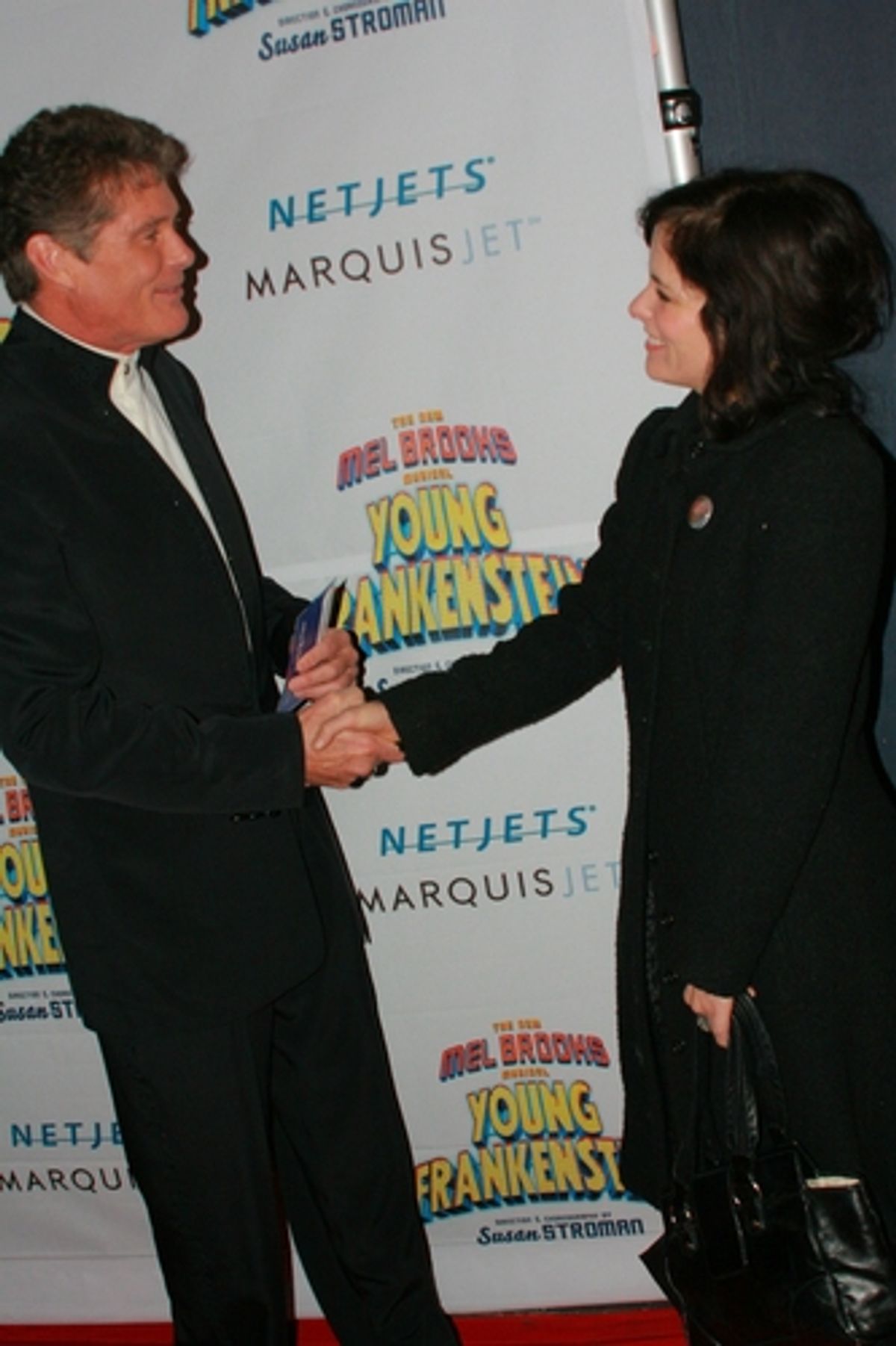 Parker Posey and David Hasselhoff
 at 