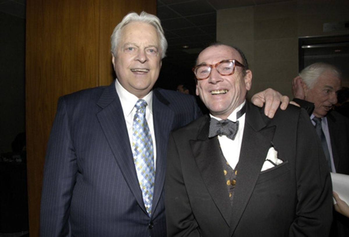 Robert Osborne and Edward Callaghan at Hooray for Hollywood Gala
