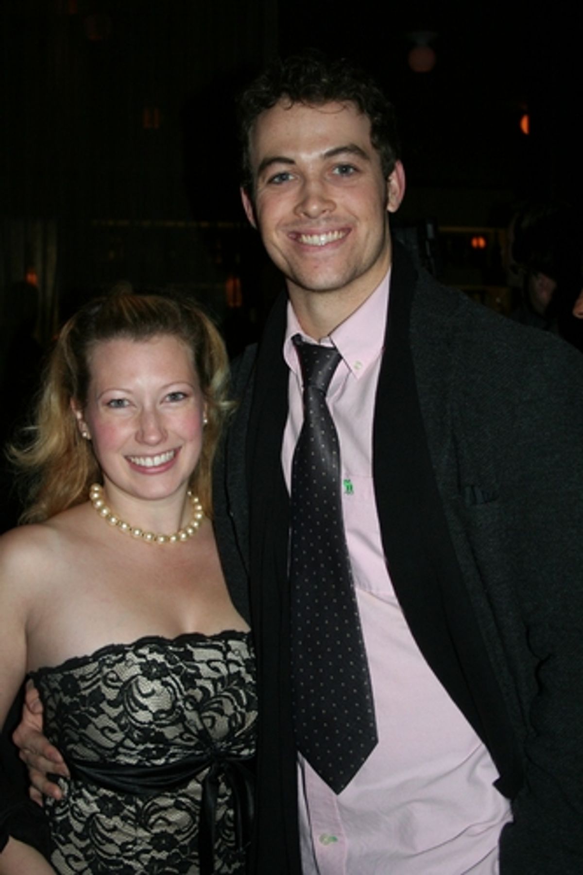 Allison Couture (Ensemble) and Patrick Cummings (Warren Sheffield) at 