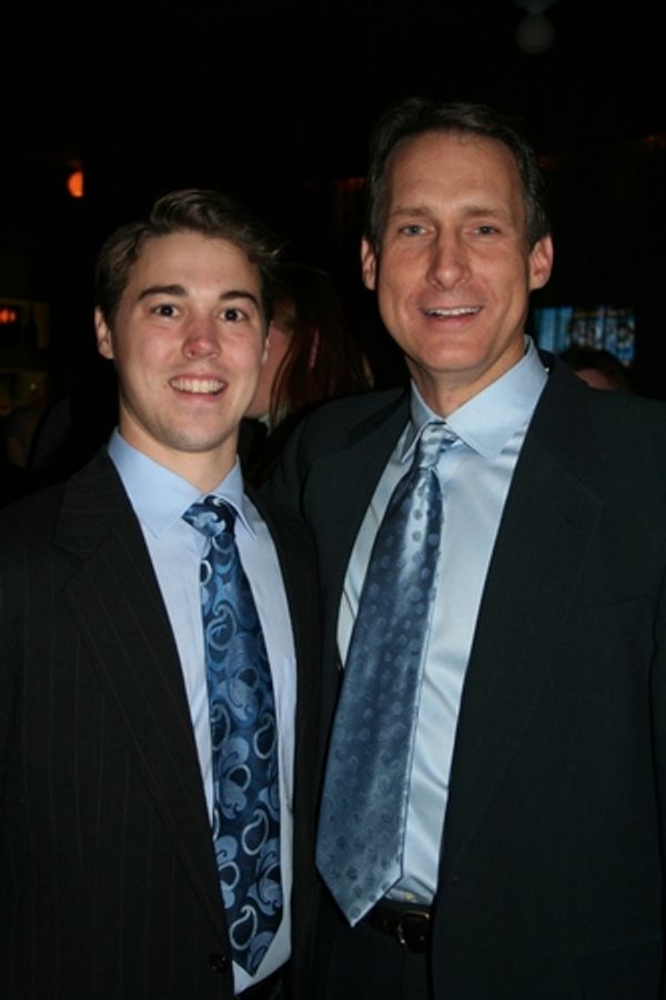 Christian Delcroix (Ensemble) and Gregg Edelman (Alonso Smith) Photo