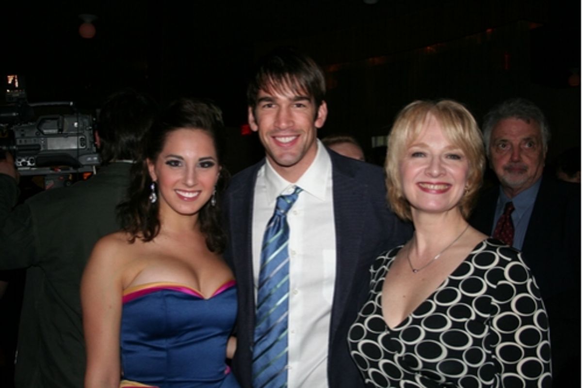 Dani Spieler (Ensemble), Tommy Berklund (Ensemble) and Mary Jo McConnell (Ensemble) at 