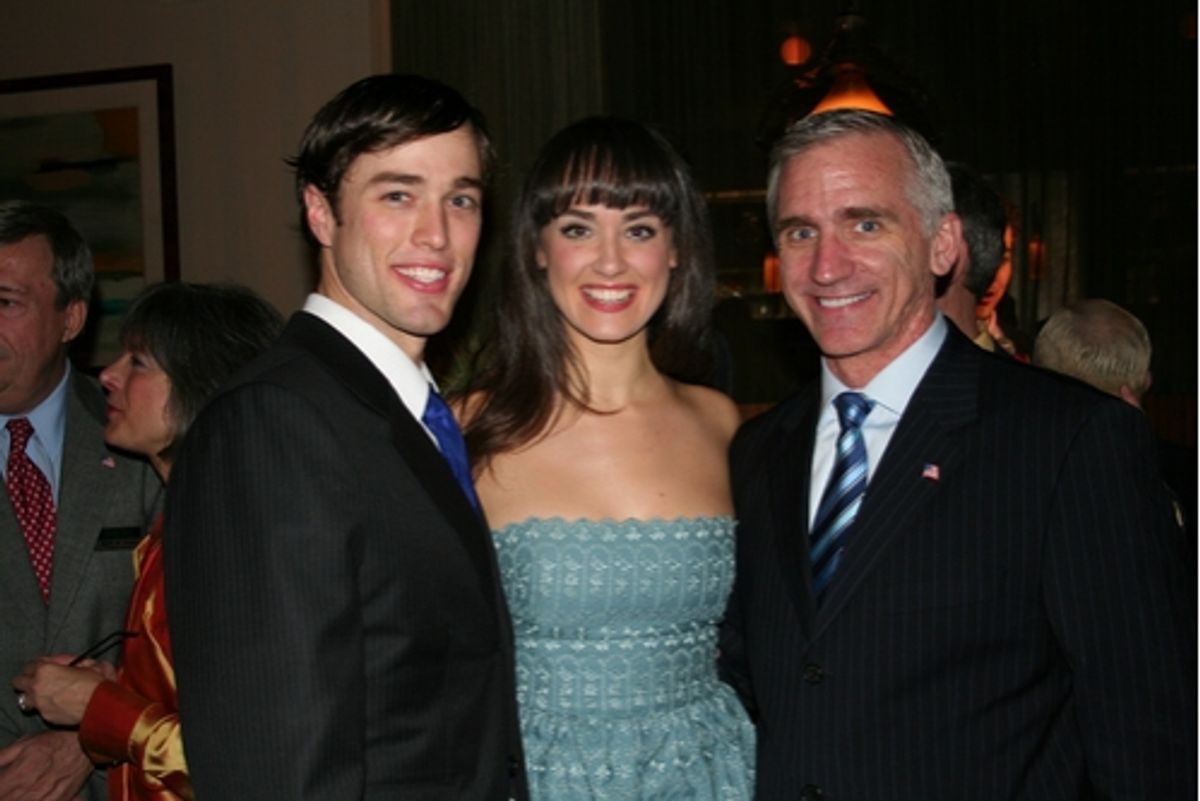 Brian Hissong (John Truitt), Brynn O'Malley and Mark S. Hoebee at 