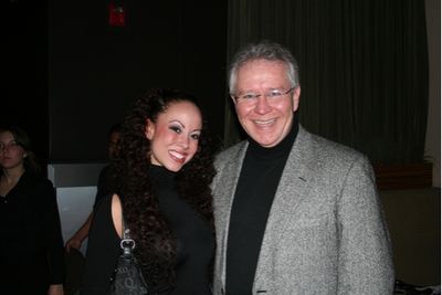 Jessica Bircann (Ensemble) and Ed Romanoff (Clinton Badger) Photo