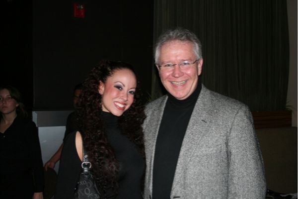 Jessica Bircann (Ensemble) and Ed Romanoff (Clinton Badger) Photo