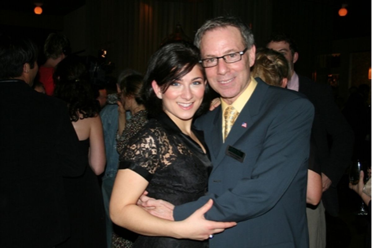 Dana Domenick (Ensemble) and Patrick Parker (Artistic Associate, Papermill Playhouse) at 