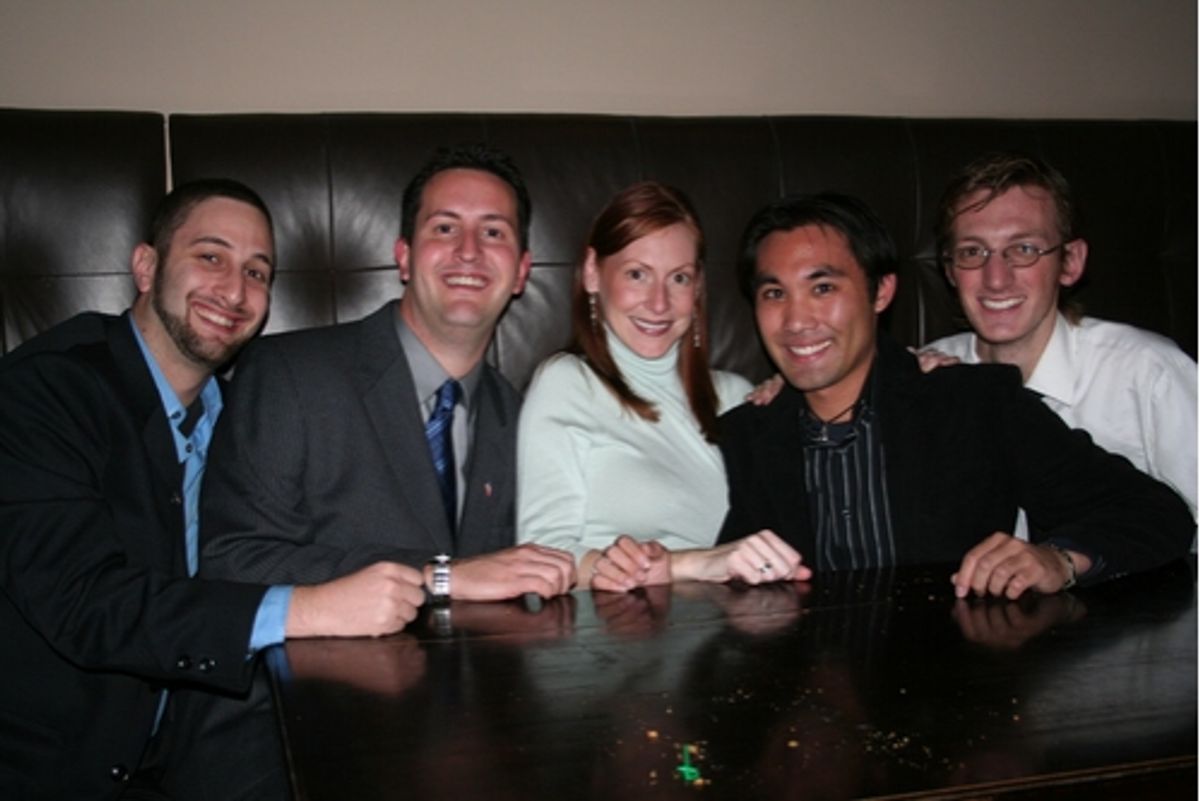 Brian Pollack (Paper Mill Communications Assistant), Shayne Miller (Paper Mill Press Manager), Whitney Manalio (Paper Mill Marketing Manager), Reynaldi Lolong (Paper Mill Marketing Associate) and Eugene Lovendusky (BroadwayWorld News Desk Editor) at 