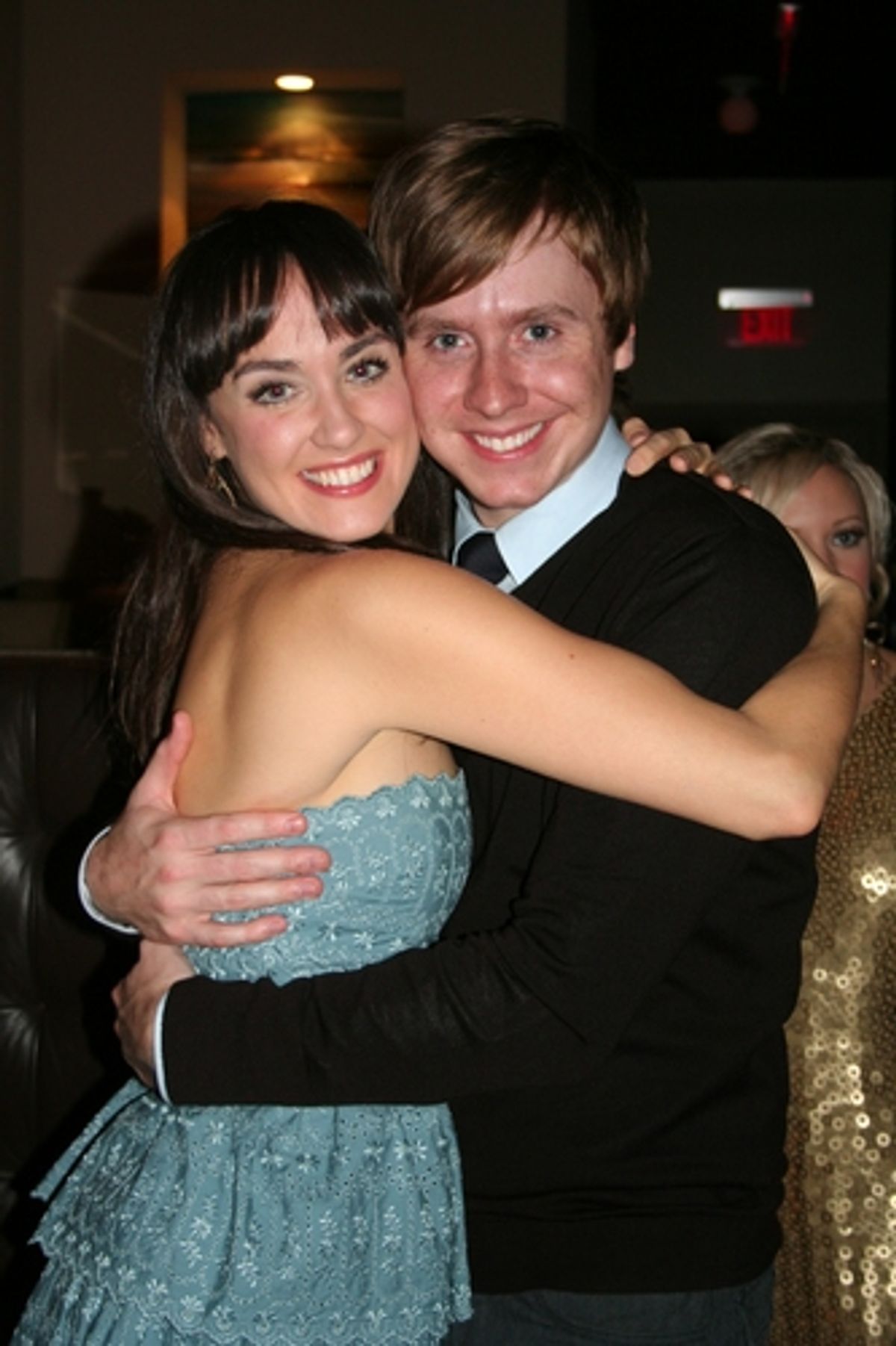 Brynn O'Malley and Steven Booth at 