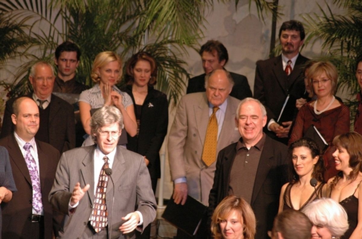 Ted Chapin, from the Rodgers and Hammerstein Organization at York Theatre Gala Awards Joseph Stein