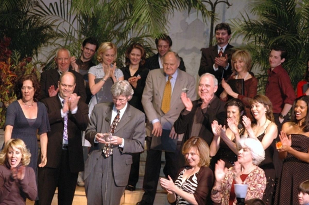 Ted Chapin, from the Rodgers and Hammerstein Organization at York Theatre Gala Awards Joseph Stein
