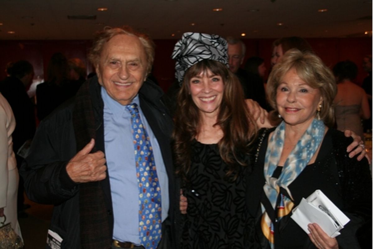 Joseph Stein, Gay Marshall and Elisa Stein at 