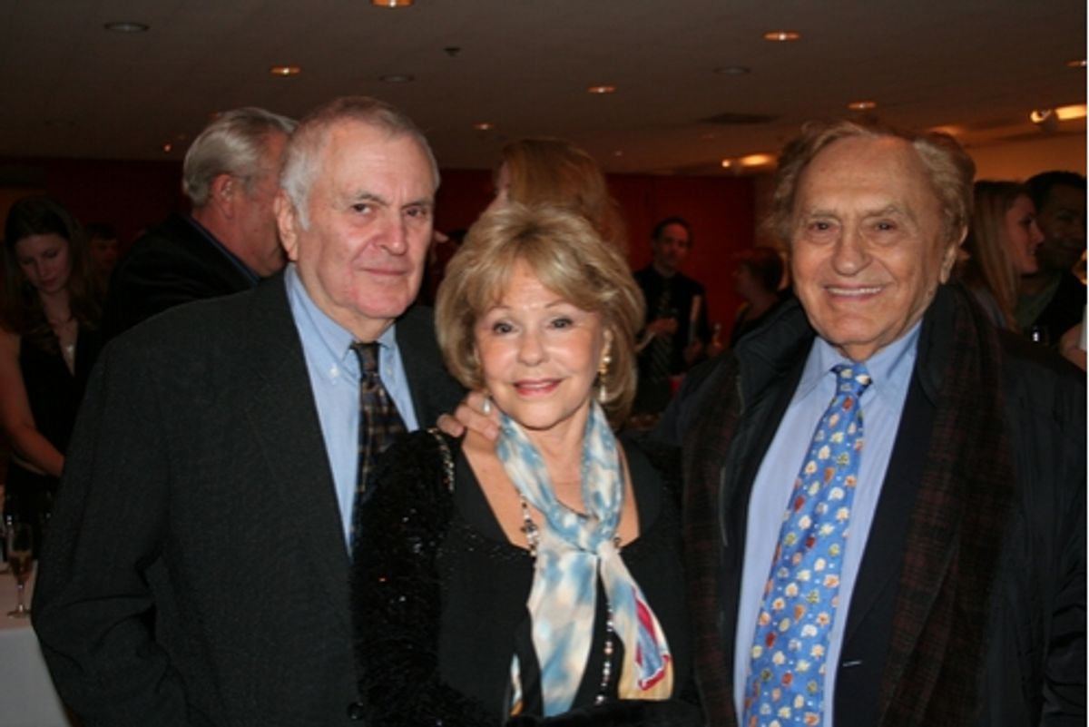 John Kander, Elisa Stein and Joseph Stein at 