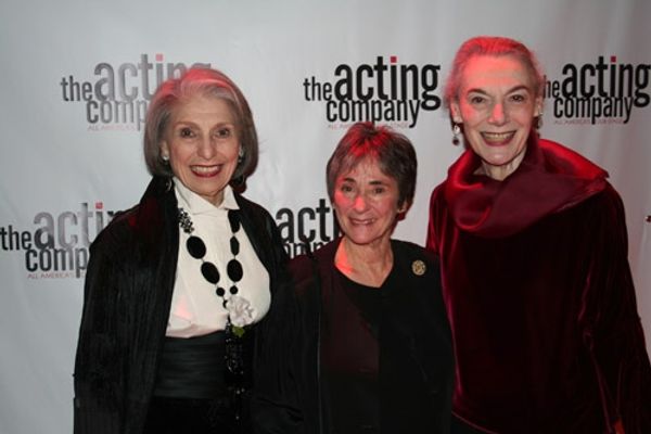 Pat Schoenfeld, Margot Harley and Marian Seldes Photo